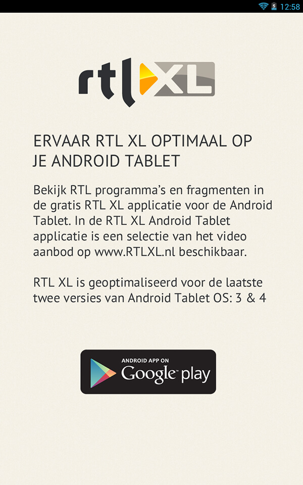 RTL XL Android